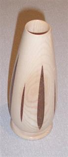 Inlaid vase by Mike Fisher